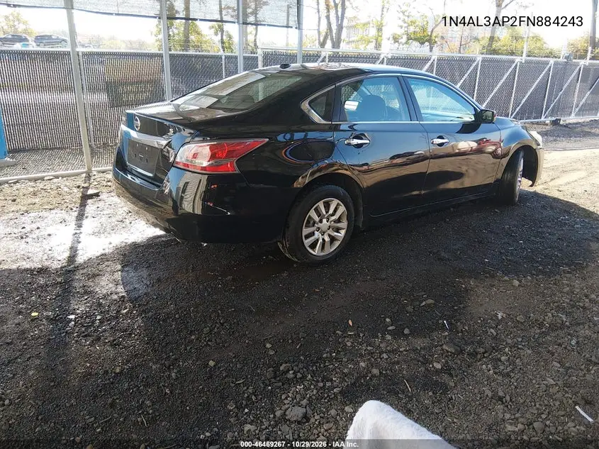 2015 NISSAN ALTIMA VIN 1N4AL3AP2FN884243 — фото 4