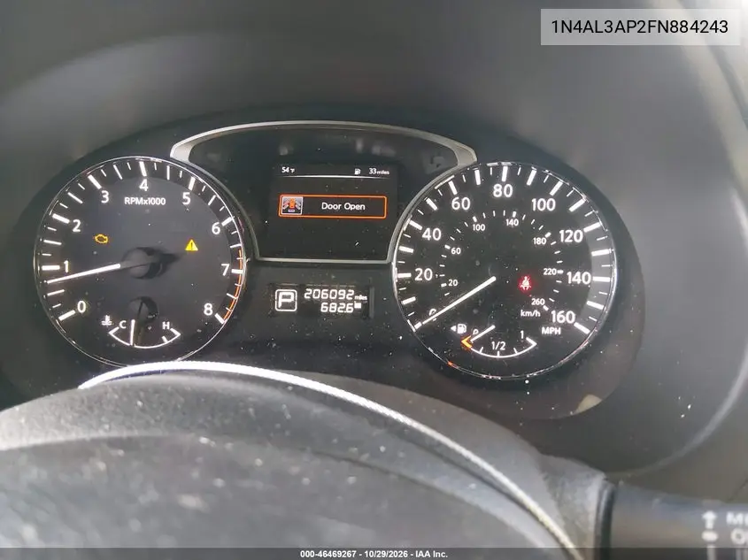 2015 NISSAN ALTIMA VIN 1N4AL3AP2FN884243 — фото 7
