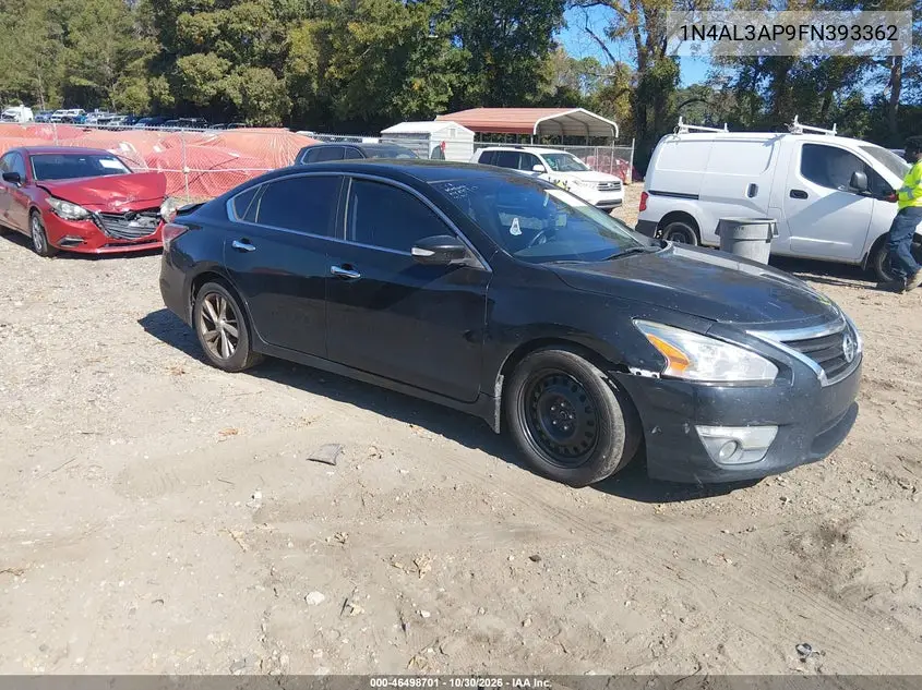 NISSAN ALTIMA 2015, VIN 1N4AL3AP9FN393362