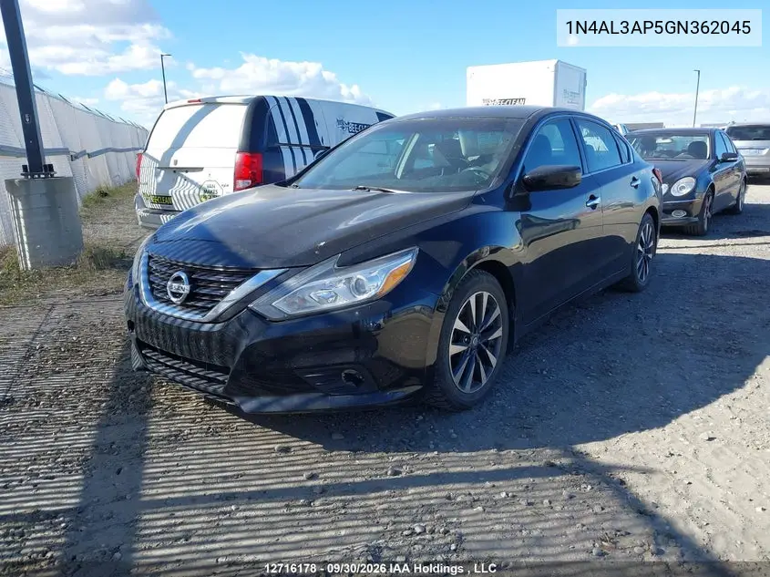 2016 NISSAN ALTIMA VIN 1N4AL3AP5GN362045 — фото 2