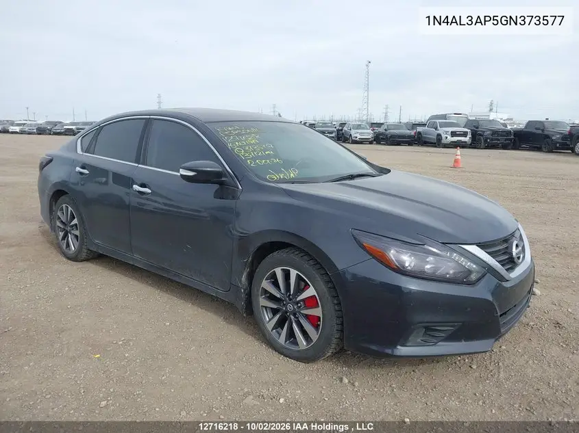 NISSAN ALTIMA 2016, VIN 1N4AL3AP5GN373577