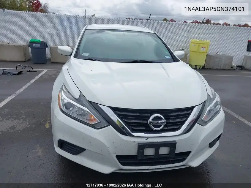 2016 NISSAN ALTIMA VIN 1N4AL3AP5GN374101 — фото 13