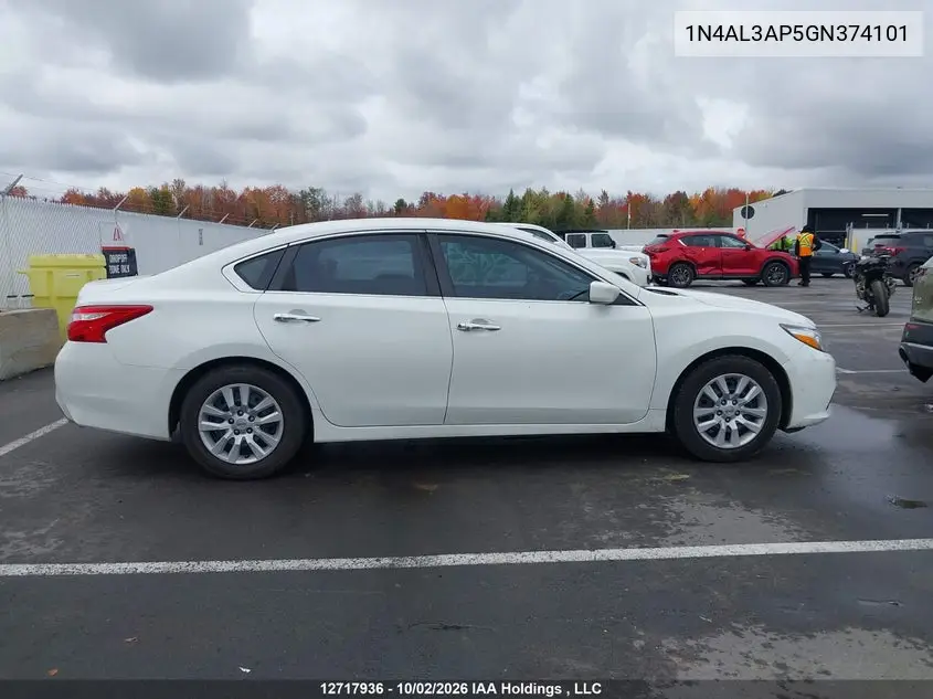 2016 NISSAN ALTIMA VIN 1N4AL3AP5GN374101 — фото 14