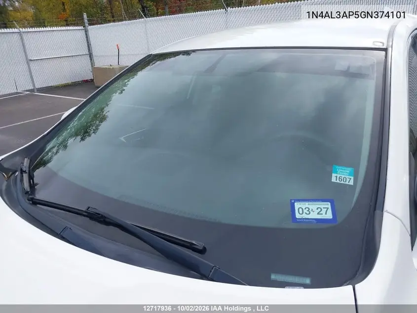 2016 NISSAN ALTIMA VIN 1N4AL3AP5GN374101 — фото 18