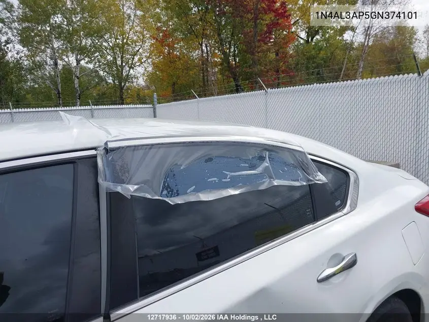 2016 NISSAN ALTIMA VIN 1N4AL3AP5GN374101 — фото 20