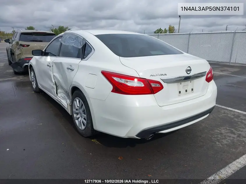 2016 NISSAN ALTIMA VIN 1N4AL3AP5GN374101 — фото 3