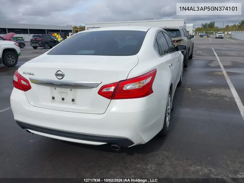 2016 NISSAN ALTIMA VIN 1N4AL3AP5GN374101 — фото 4