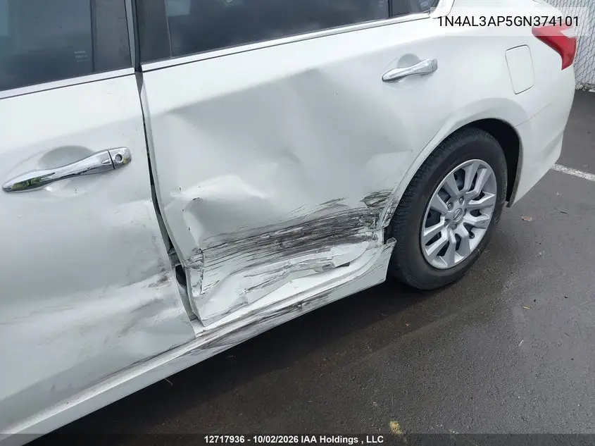 2016 NISSAN ALTIMA VIN 1N4AL3AP5GN374101 — фото 6