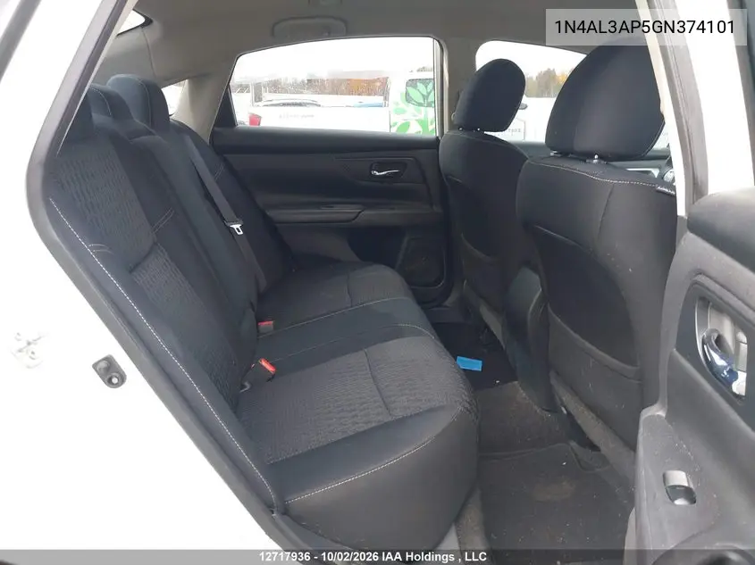 2016 NISSAN ALTIMA VIN 1N4AL3AP5GN374101 — фото 8