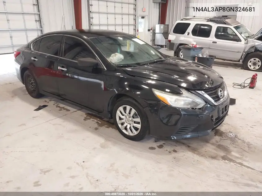 NISSAN ALTIMA 2016, VIN 1N4AL3AP8GN324681