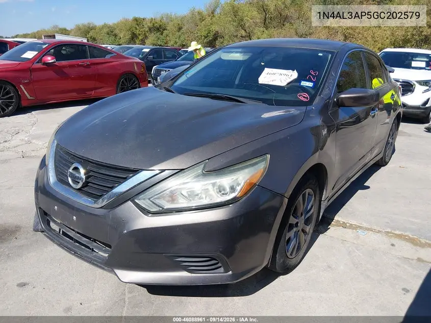 2016 NISSAN ALTIMA VIN 1N4AL3AP5GC202579 — фото 2