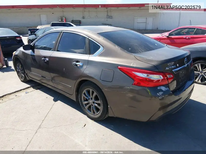 2016 NISSAN ALTIMA VIN 1N4AL3AP5GC202579 — фото 3
