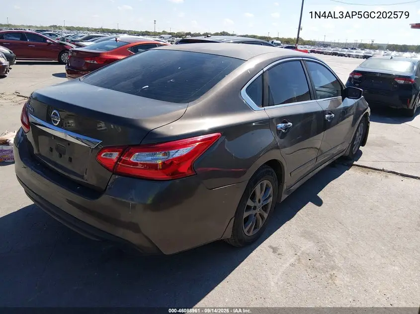 2016 NISSAN ALTIMA VIN 1N4AL3AP5GC202579 — фото 4