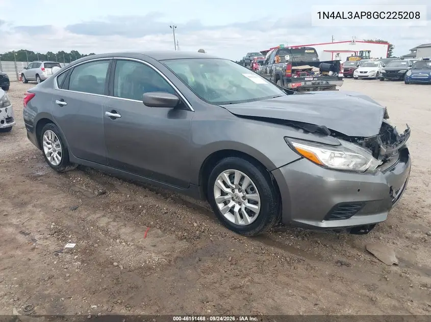 NISSAN ALTIMA 2016, VIN 1N4AL3AP8GC225208