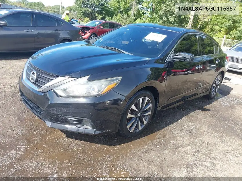 2016 NISSAN ALTIMA VIN 1N4AL3AP6GC116357 — фото 2