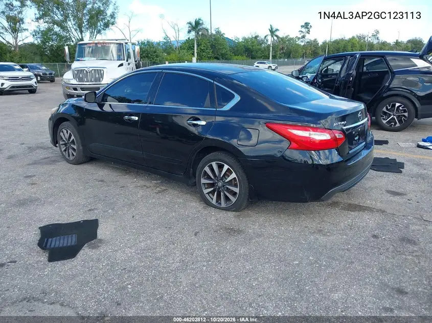 2016 NISSAN ALTIMA VIN 1N4AL3AP2GC123113 — фото 3