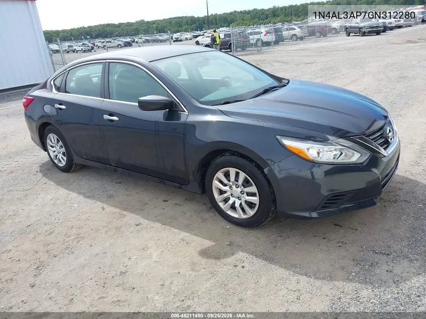 NISSAN ALTIMA 2016, VIN 1N4AL3AP7GN312280