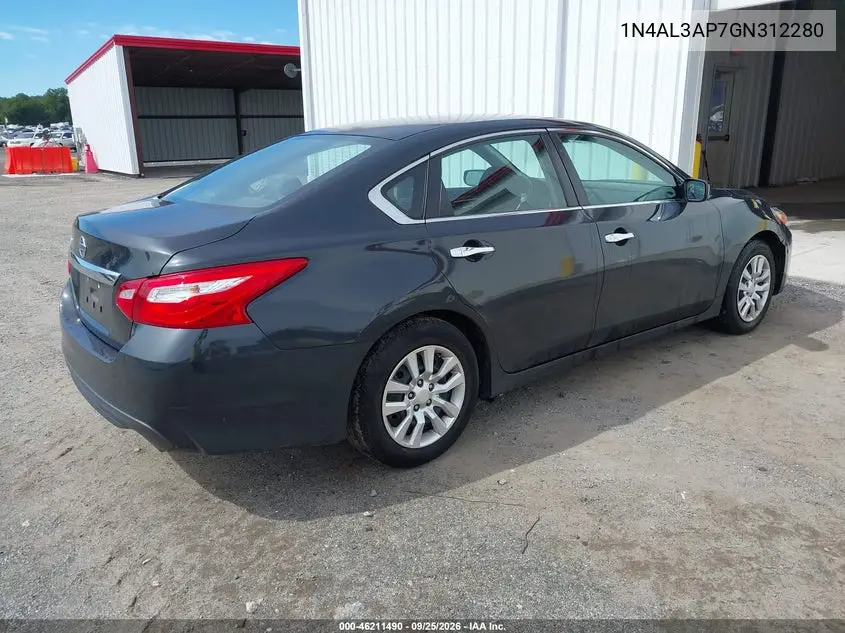2016 NISSAN ALTIMA VIN 1N4AL3AP7GN312280 — фото 4