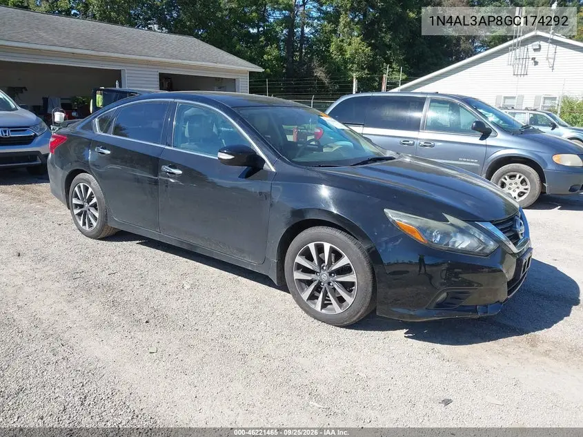 NISSAN ALTIMA 2016, VIN 1N4AL3AP8GC174292