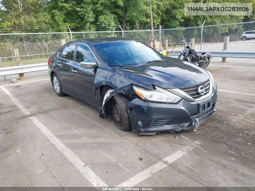 NISSAN ALTIMA 2016, VIN 1N4AL3APXGC283806