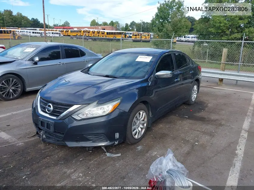 2016 NISSAN ALTIMA VIN 1N4AL3APXGC283806 — фото 2