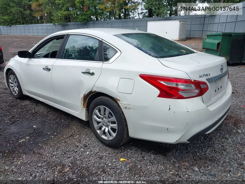 2016 NISSAN ALTIMA VIN 1N4AL3AP6GC137645 — фото 3