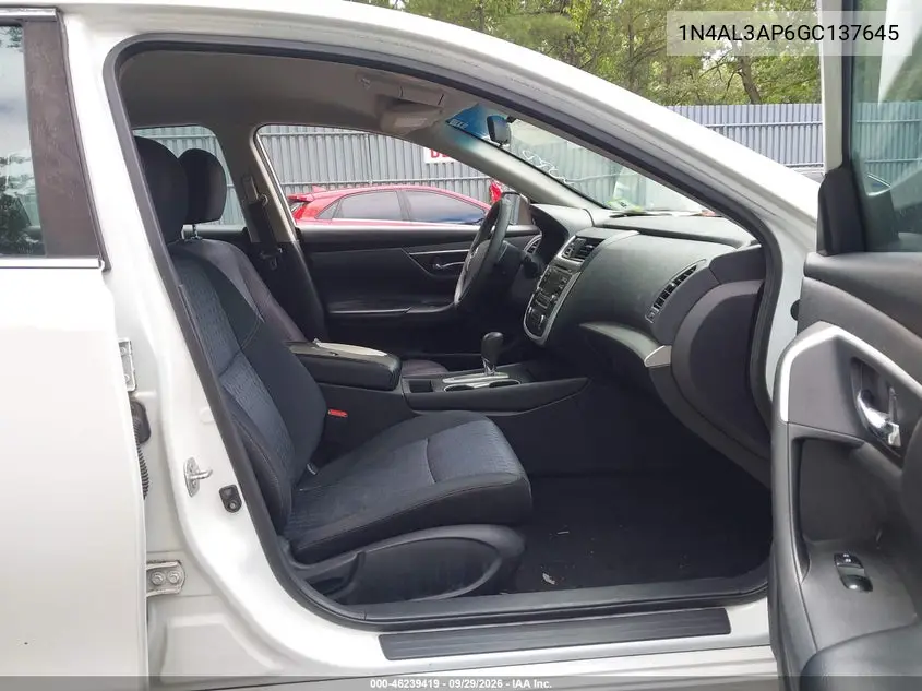 2016 NISSAN ALTIMA VIN 1N4AL3AP6GC137645 — фото 5