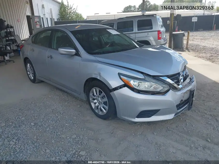 NISSAN ALTIMA 2016, VIN 1N4AL3AP8GN329363