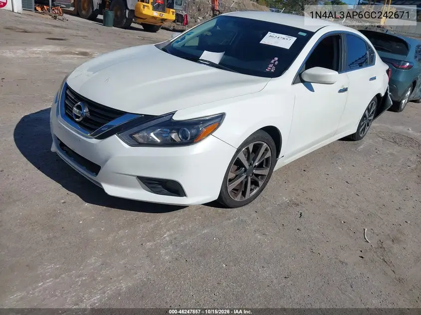 2016 NISSAN ALTIMA VIN 1N4AL3AP6GC242671 — фото 2