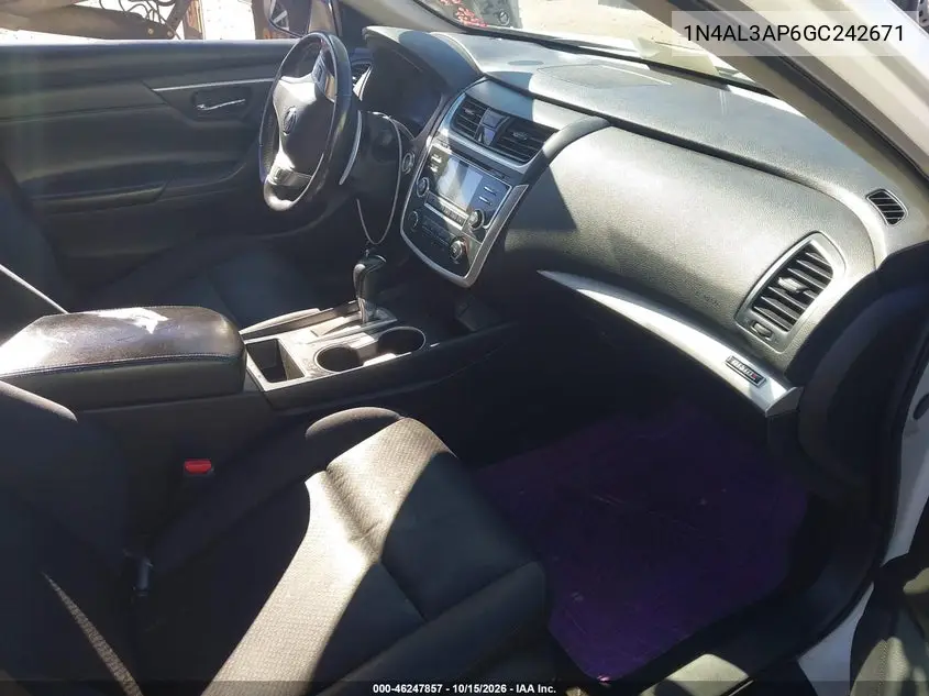 2016 NISSAN ALTIMA VIN 1N4AL3AP6GC242671 — фото 5