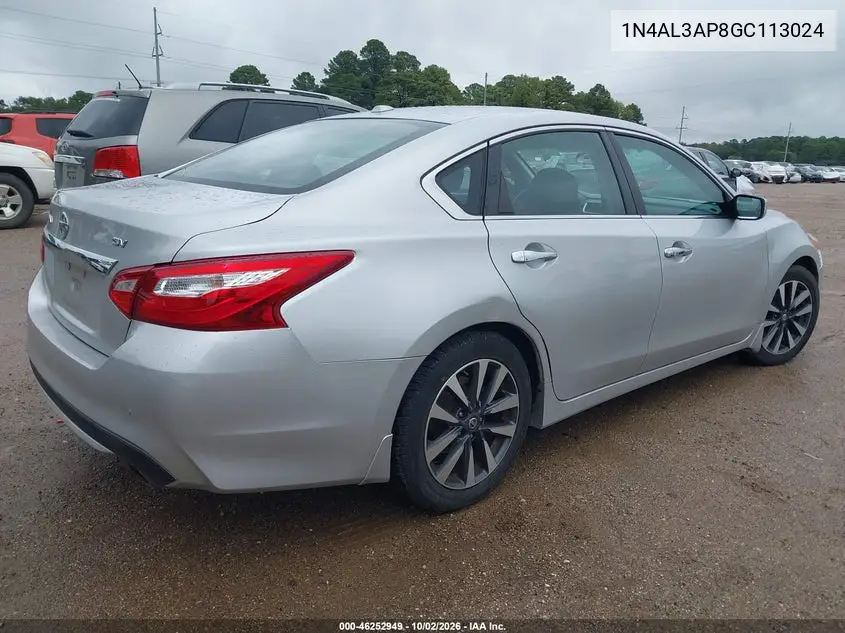2016 NISSAN ALTIMA VIN 1N4AL3AP8GC113024 — фото 4