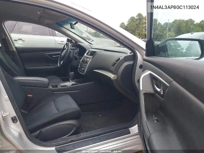 2016 NISSAN ALTIMA VIN 1N4AL3AP8GC113024 — фото 5