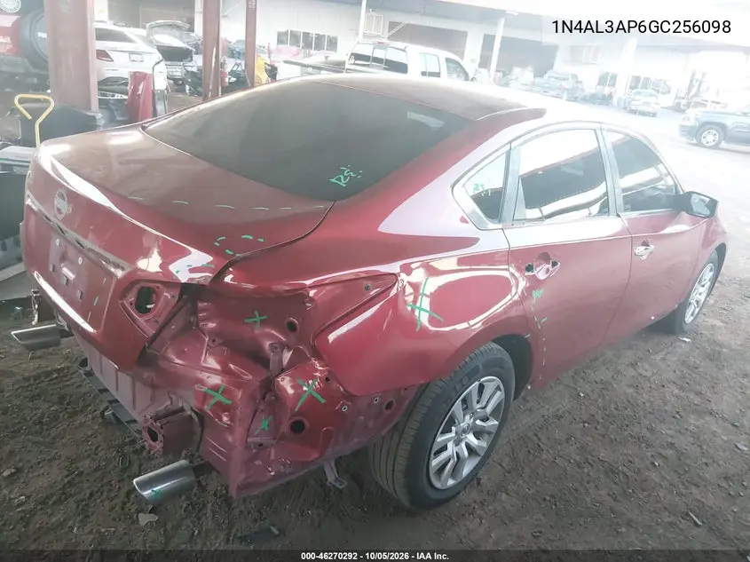 2016 NISSAN ALTIMA VIN 1N4AL3AP6GC256098 — фото 4