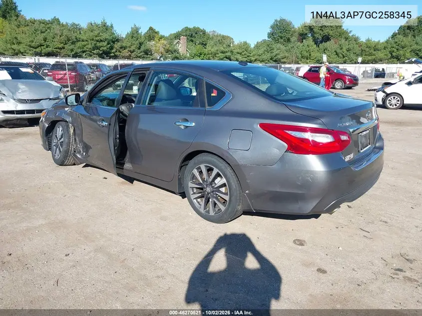 2016 NISSAN ALTIMA VIN 1N4AL3AP7GC258345 — фото 3