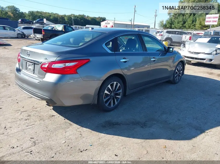 2016 NISSAN ALTIMA VIN 1N4AL3AP7GC258345 — фото 4