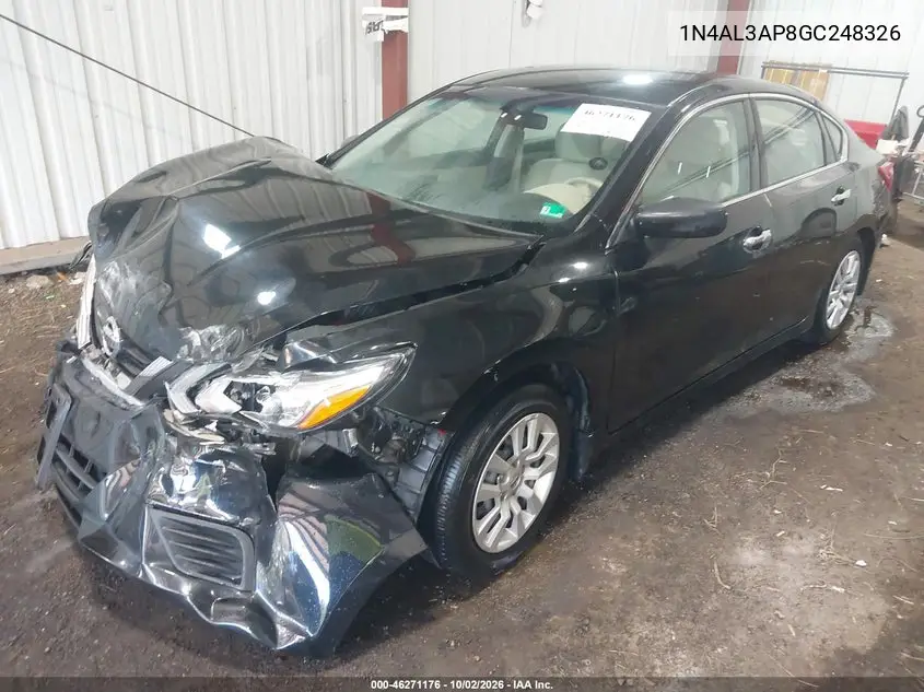 2016 NISSAN ALTIMA VIN 1N4AL3AP8GC248326 — фото 2