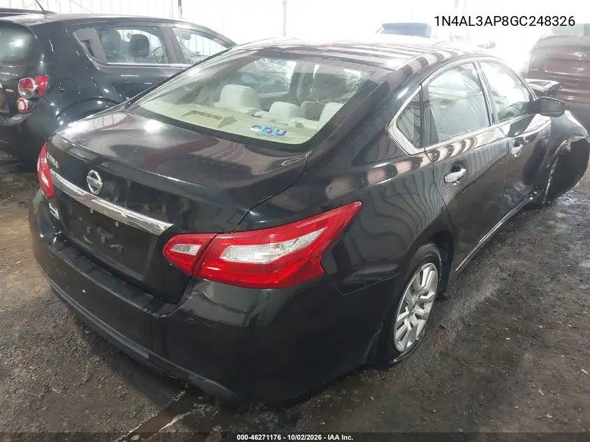 2016 NISSAN ALTIMA VIN 1N4AL3AP8GC248326 — фото 4