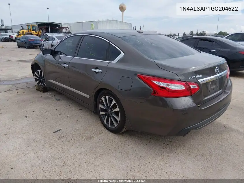2016 NISSAN ALTIMA VIN 1N4AL3AP1GC204622 — фото 3