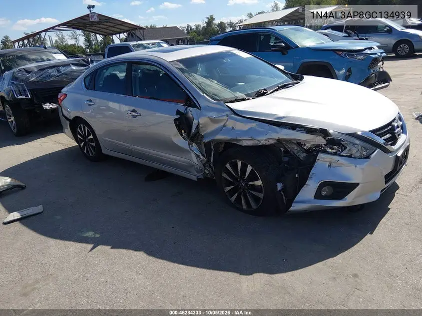 NISSAN ALTIMA 2016, VIN 1N4AL3AP8GC134939