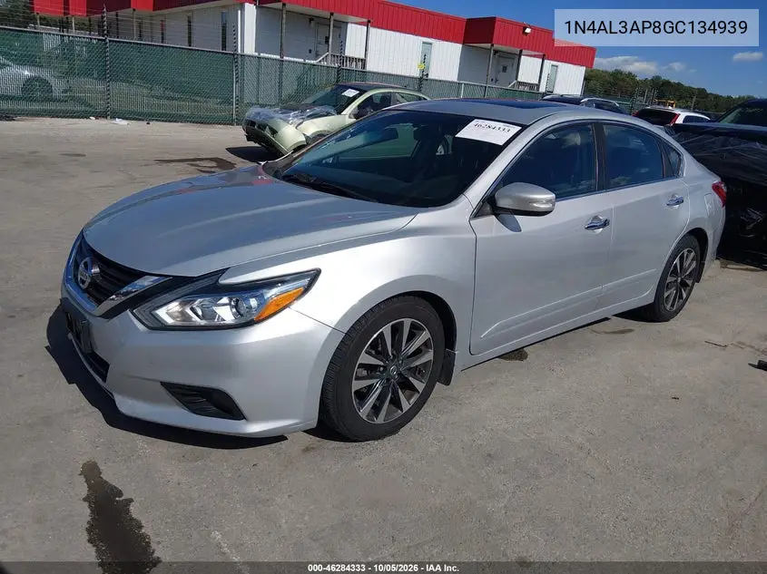 2016 NISSAN ALTIMA VIN 1N4AL3AP8GC134939 — фото 2