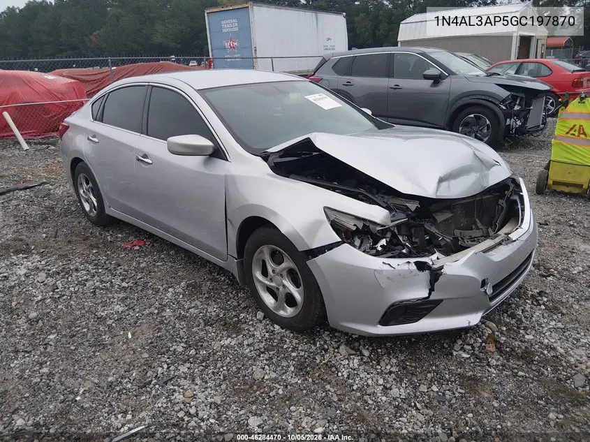 NISSAN ALTIMA 2016, VIN 1N4AL3AP5GC197870