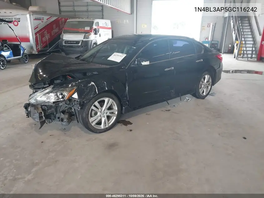 2016 NISSAN ALTIMA VIN 1N4BL3AP5GC116242 — фото 2