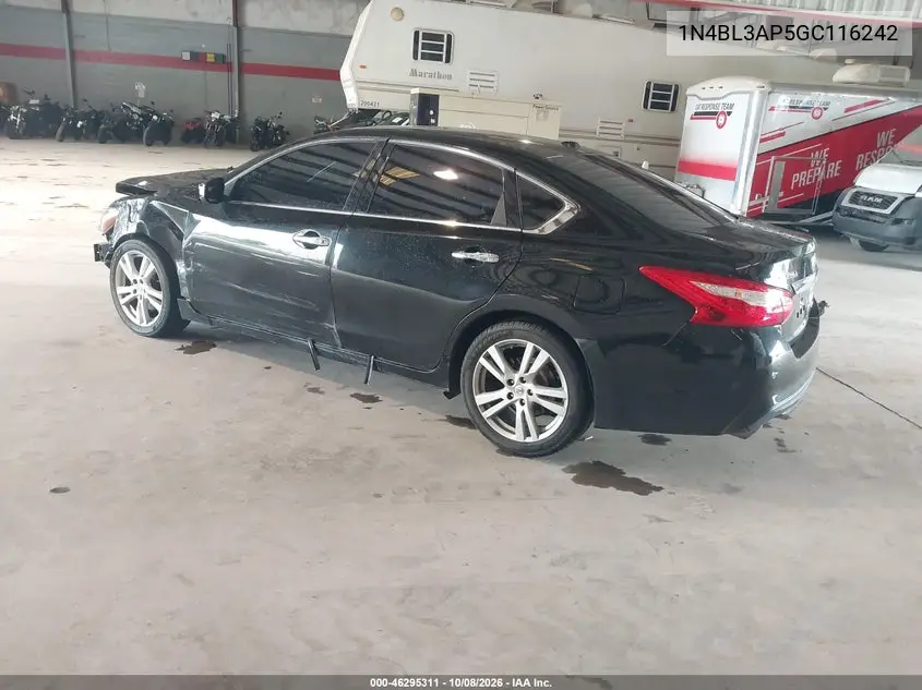2016 NISSAN ALTIMA VIN 1N4BL3AP5GC116242 — фото 3