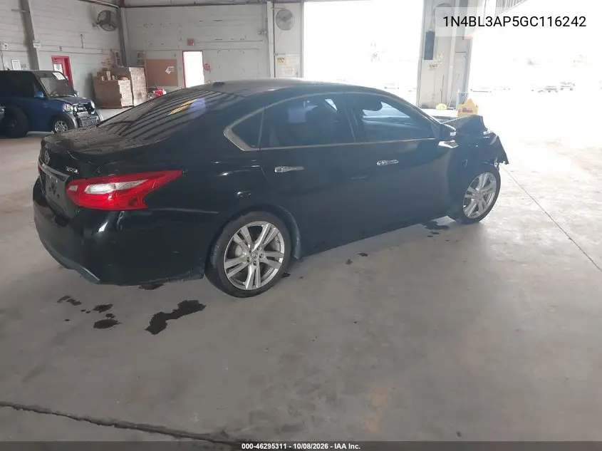 2016 NISSAN ALTIMA VIN 1N4BL3AP5GC116242 — фото 4