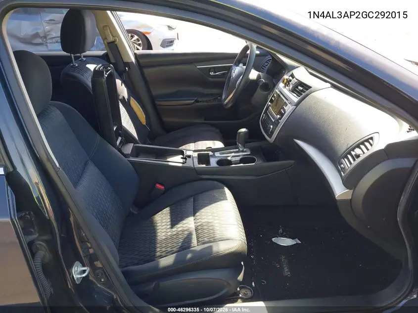 2016 NISSAN ALTIMA VIN 1N4AL3AP2GC292015 — фото 5