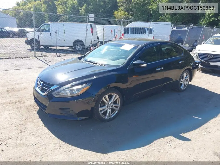 2016 NISSAN ALTIMA VIN 1N4BL3AP9GC150863 — фото 2