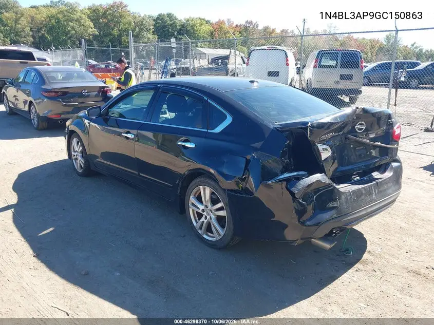 2016 NISSAN ALTIMA VIN 1N4BL3AP9GC150863 — фото 3