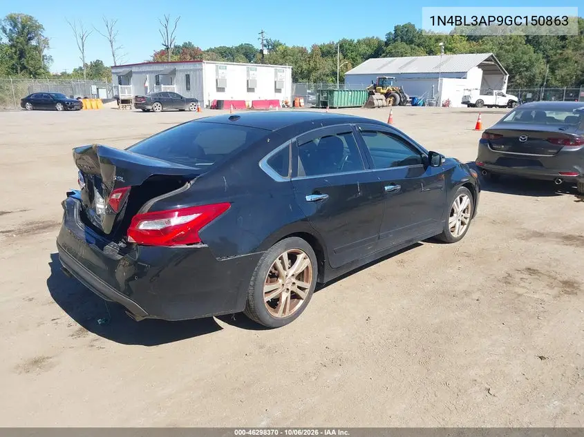 2016 NISSAN ALTIMA VIN 1N4BL3AP9GC150863 — фото 4