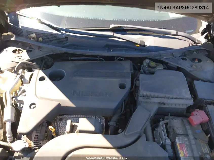 2016 NISSAN ALTIMA VIN 1N4AL3AP8GC289314 — фото 10
