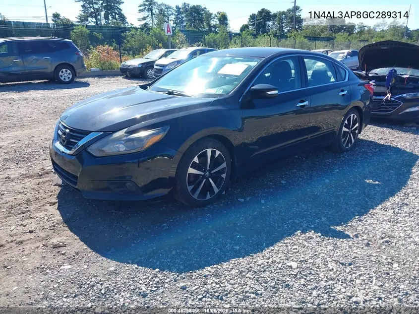 2016 NISSAN ALTIMA VIN 1N4AL3AP8GC289314 — фото 2